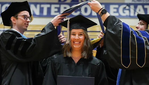 Chloe Dakan at graduation