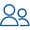 icon of a two people