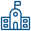 icon of a school building