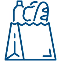 icon of a grocery bag