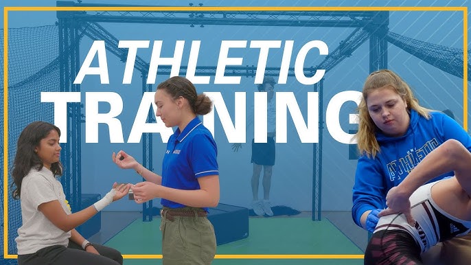 youtube video thumbnail with the words athletic training