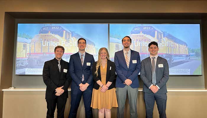 Group picture after they finish presentation
