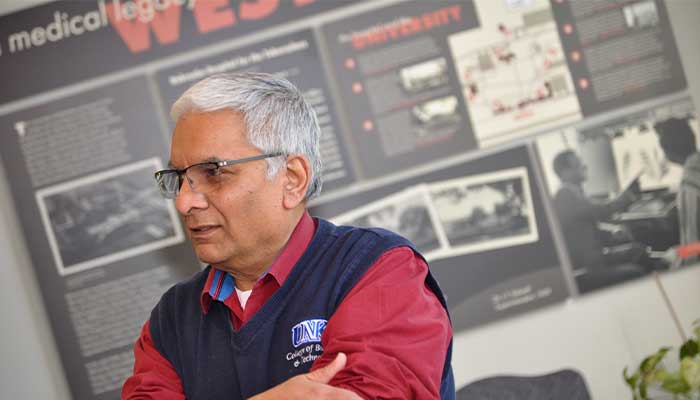 Dr. Seshadri in West Center