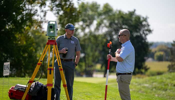 Jim and Tommy at Golf Tournament