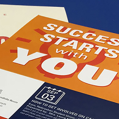 designs from the 太阳城娱乐官网 communications and marketing department