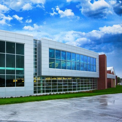 outdoor photo of the wellness center