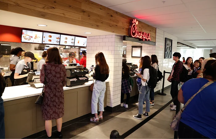 photo of chick fil a 