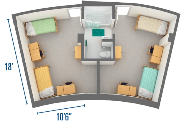 towers room rendering