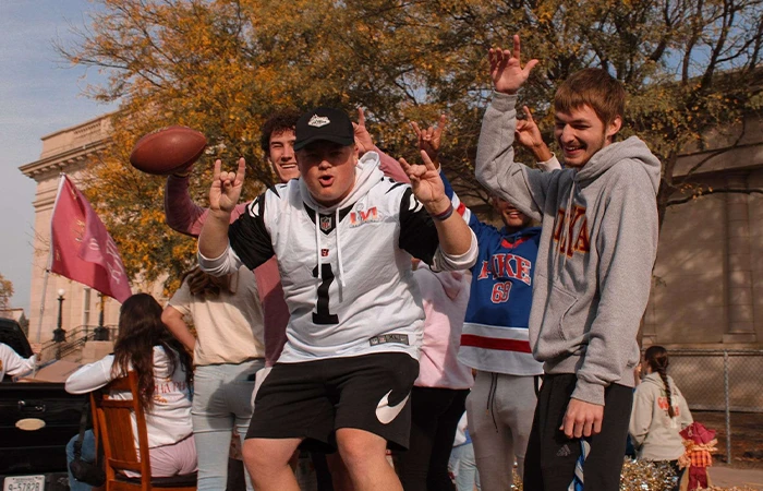 members of pi kappa alpha pose for a photo